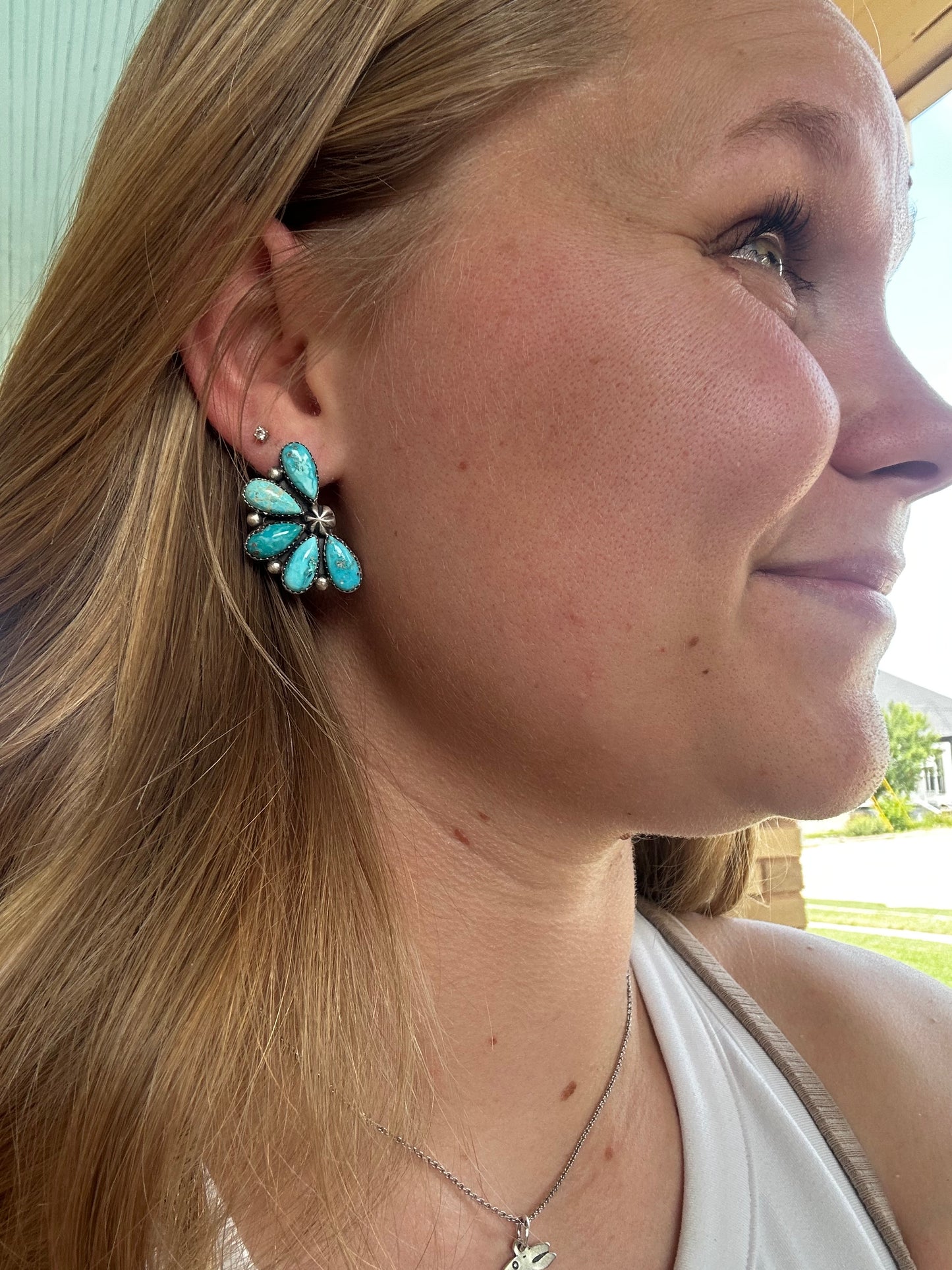 Half Cluster Earrings