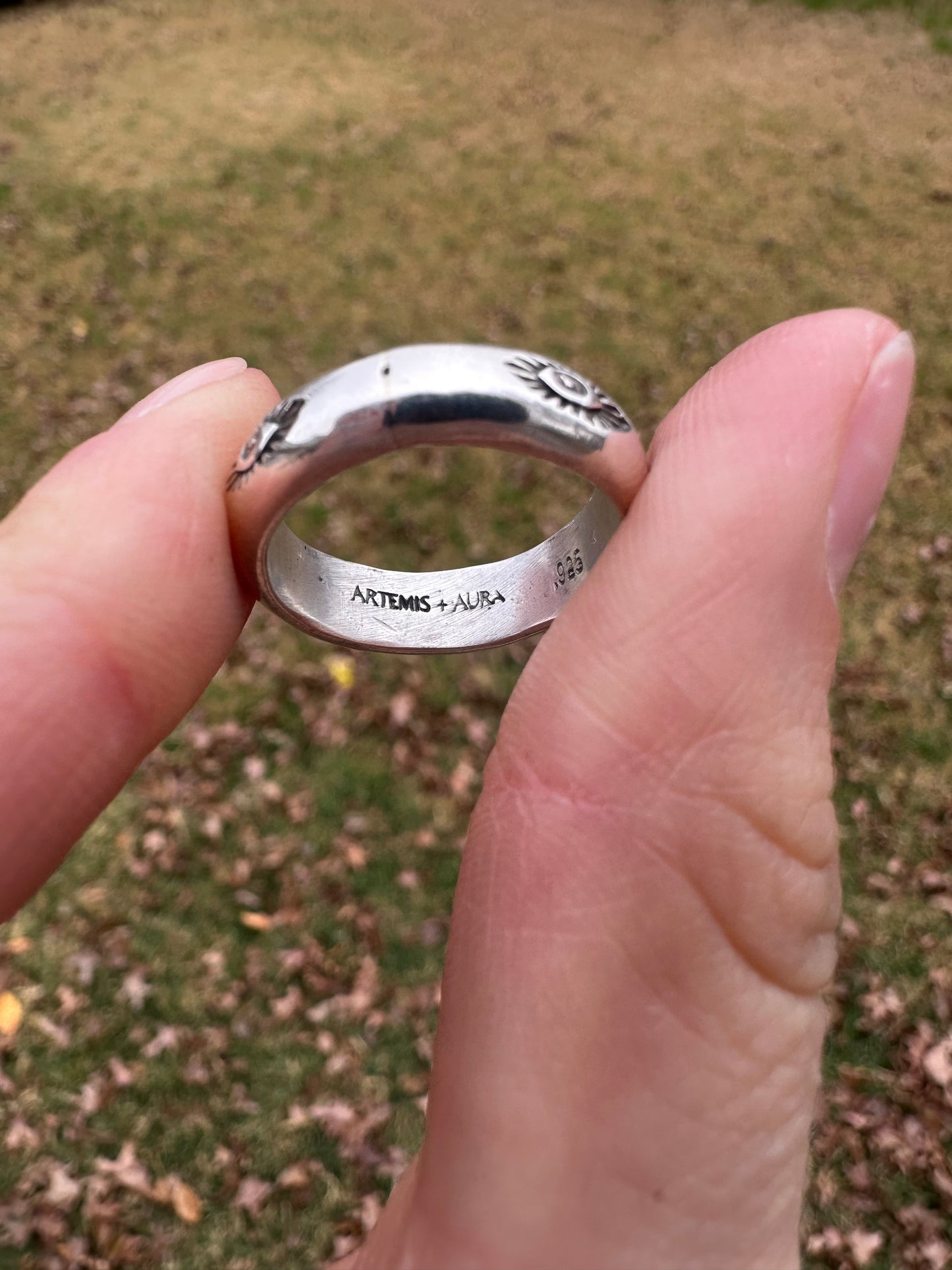 Stamped Stacking Rings