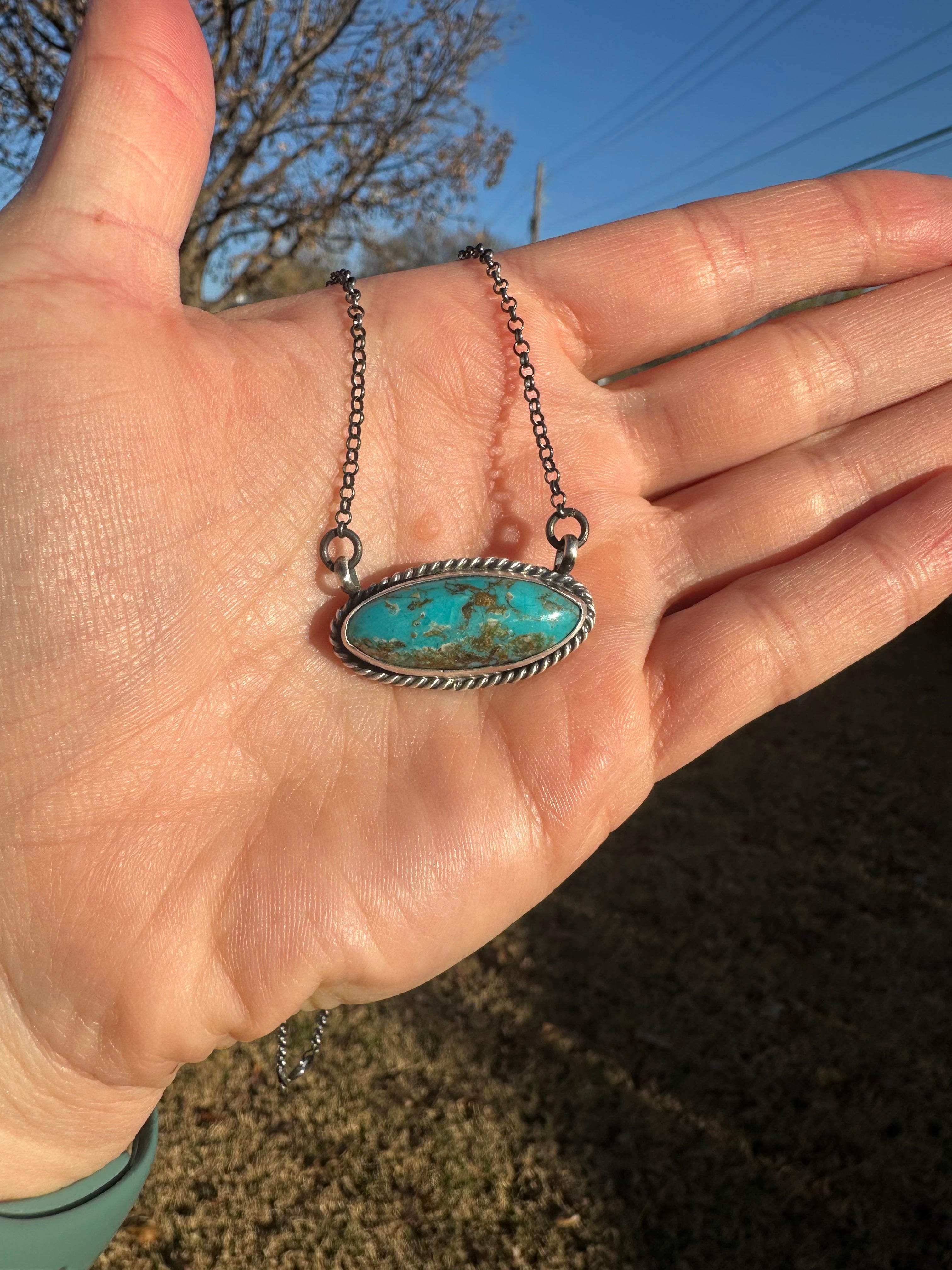 Campitos Turquoise Oval Necklace