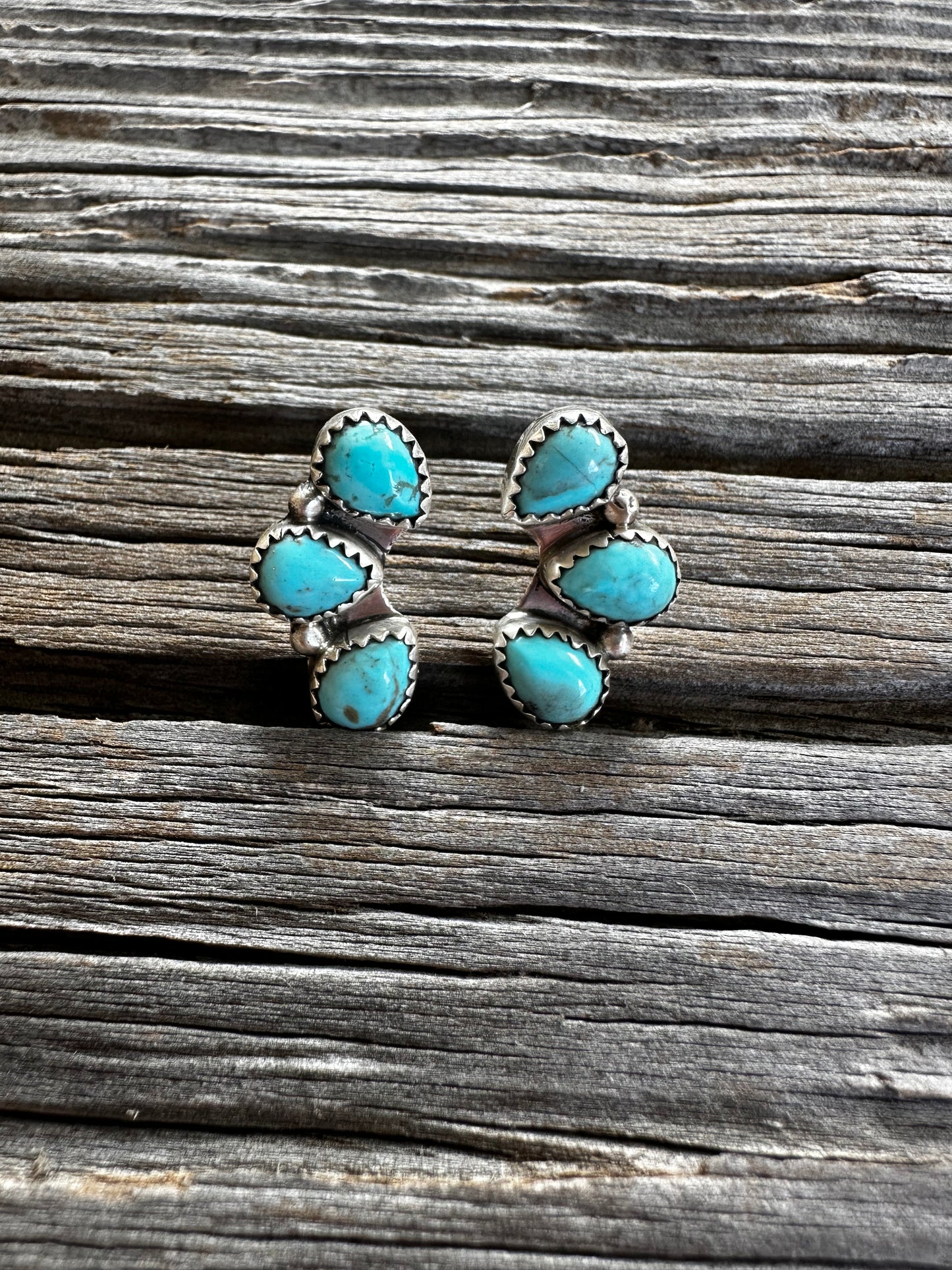 3 Stone Earring