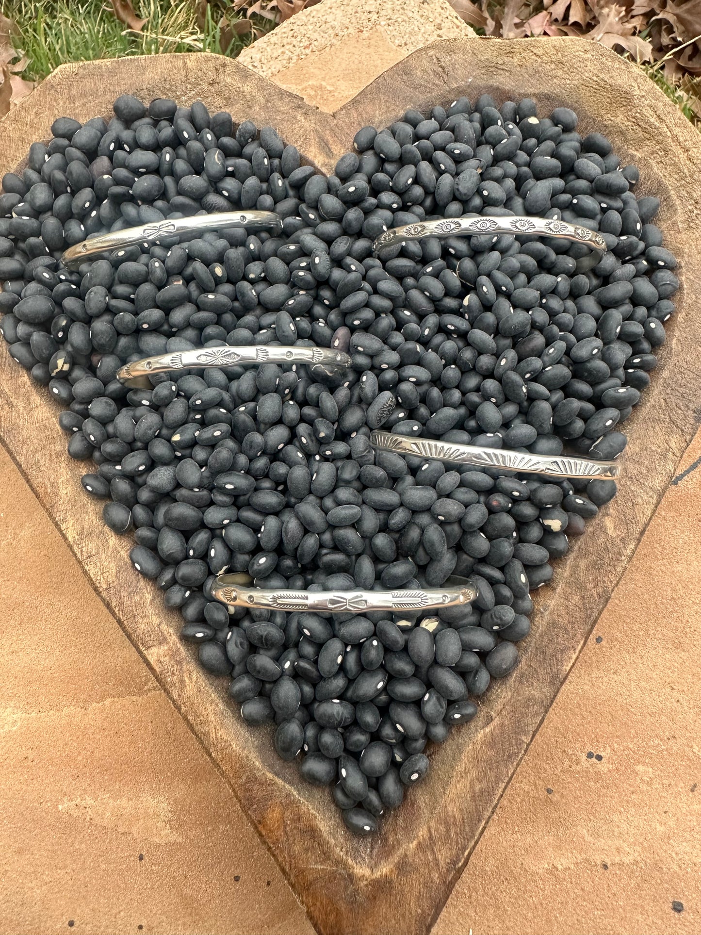 Stamped Stacking Cuffs