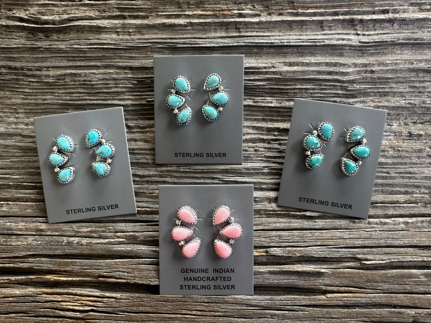 3 Stone Earring