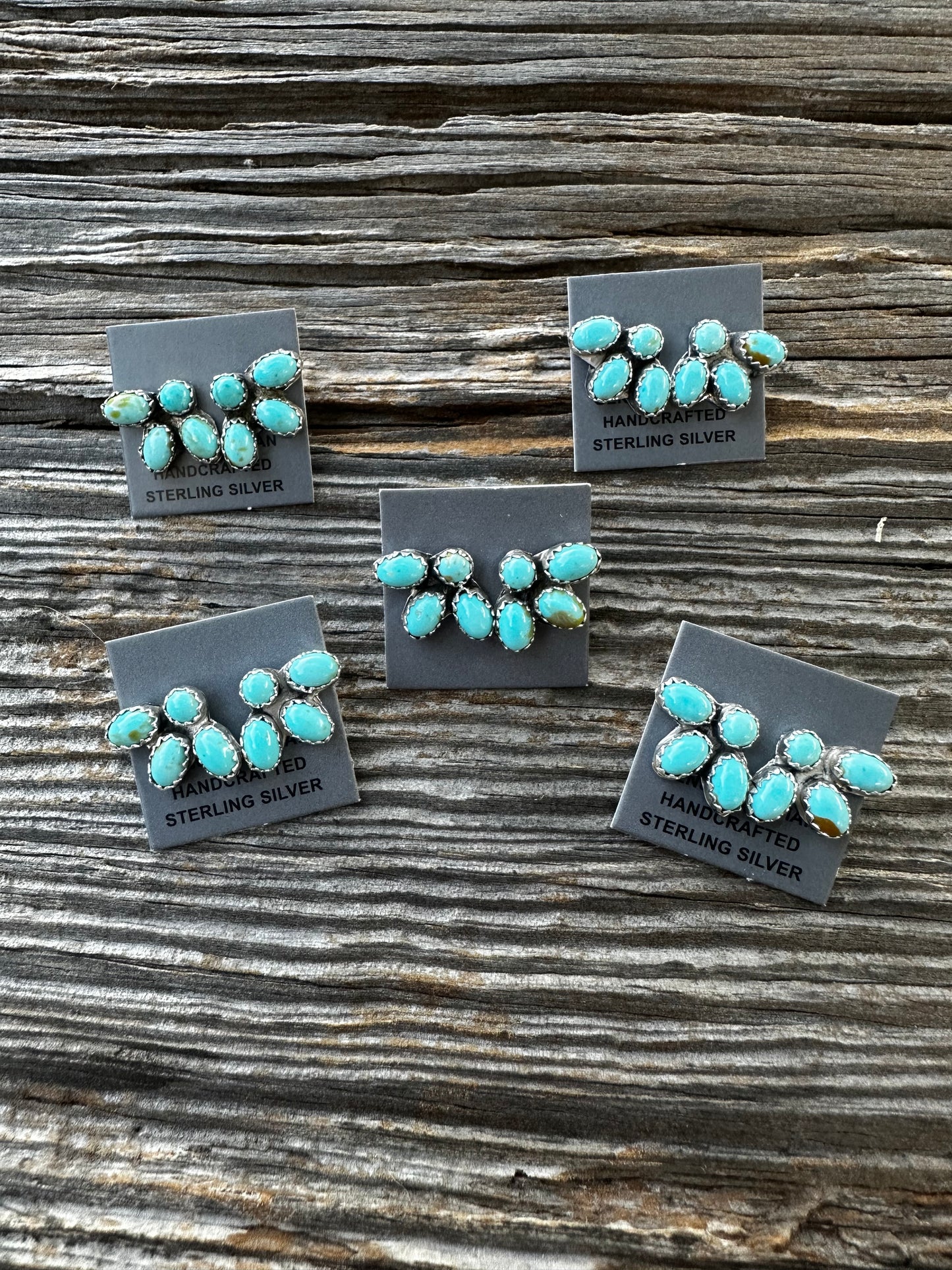 4 Stone Earrings