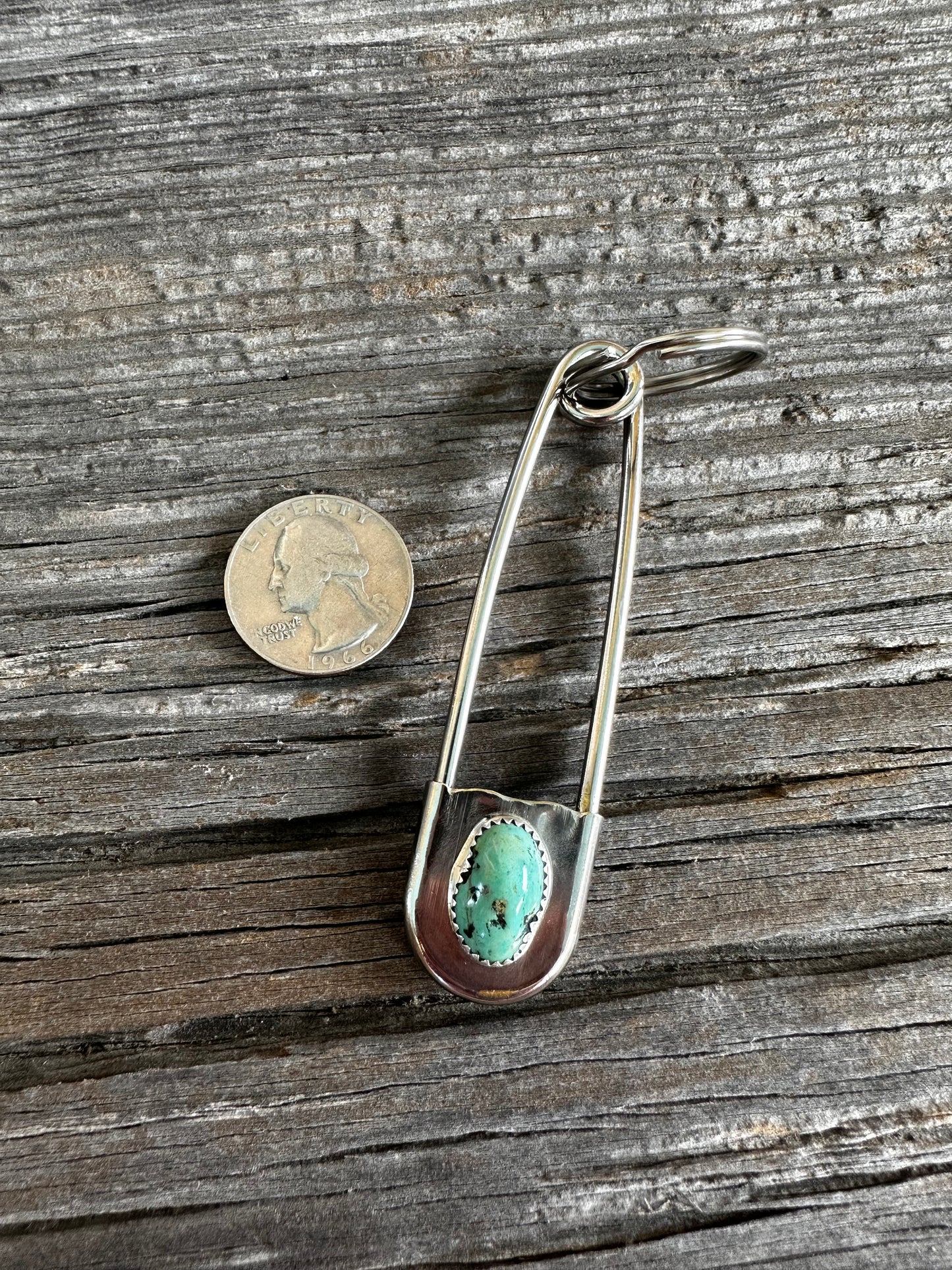 Kingman Safety Pin Keychain