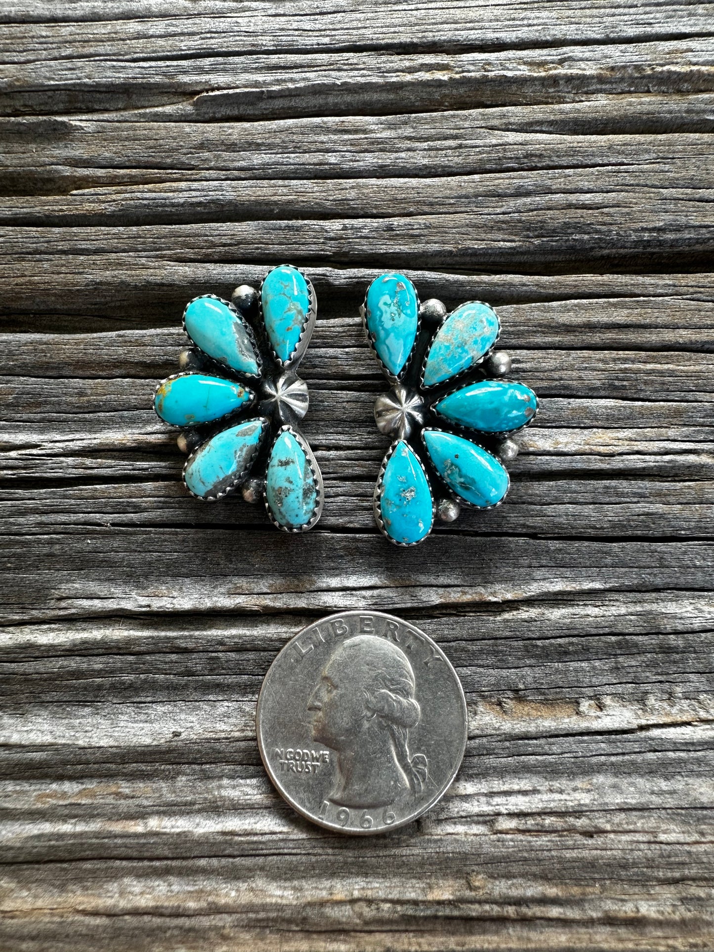 Half Cluster Earrings