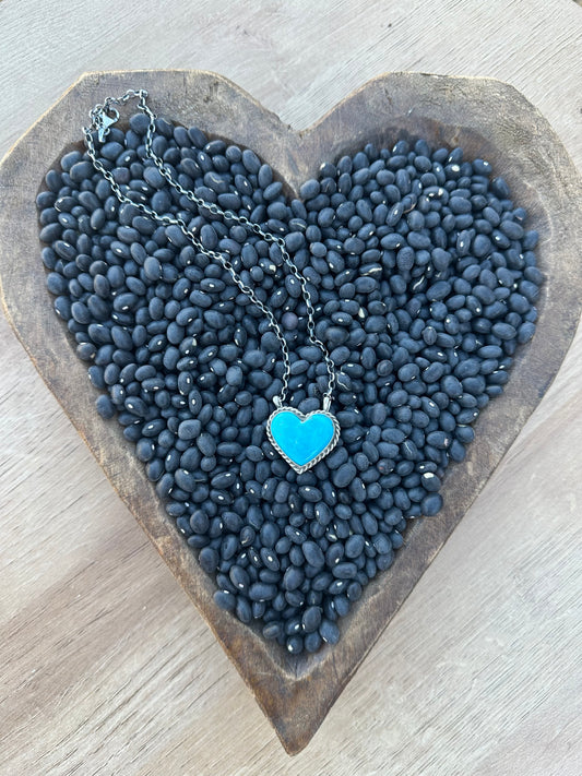 Turquoise Heart Necklace