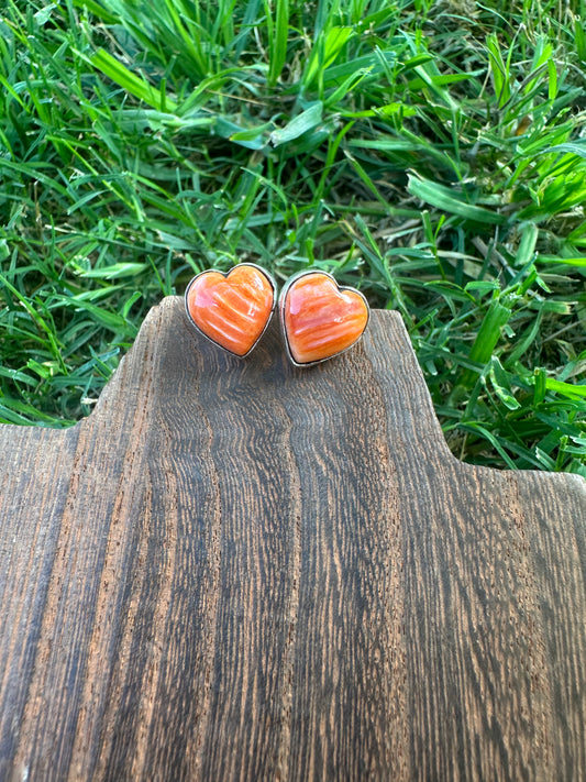 Spiny Heart Earrings