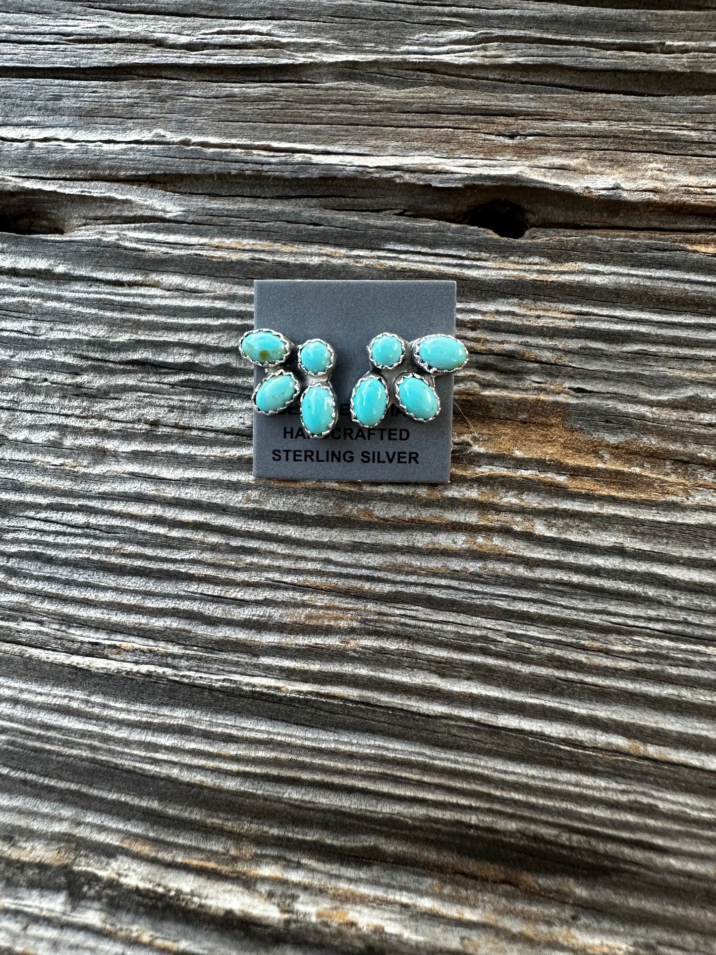 4 Stone Earrings