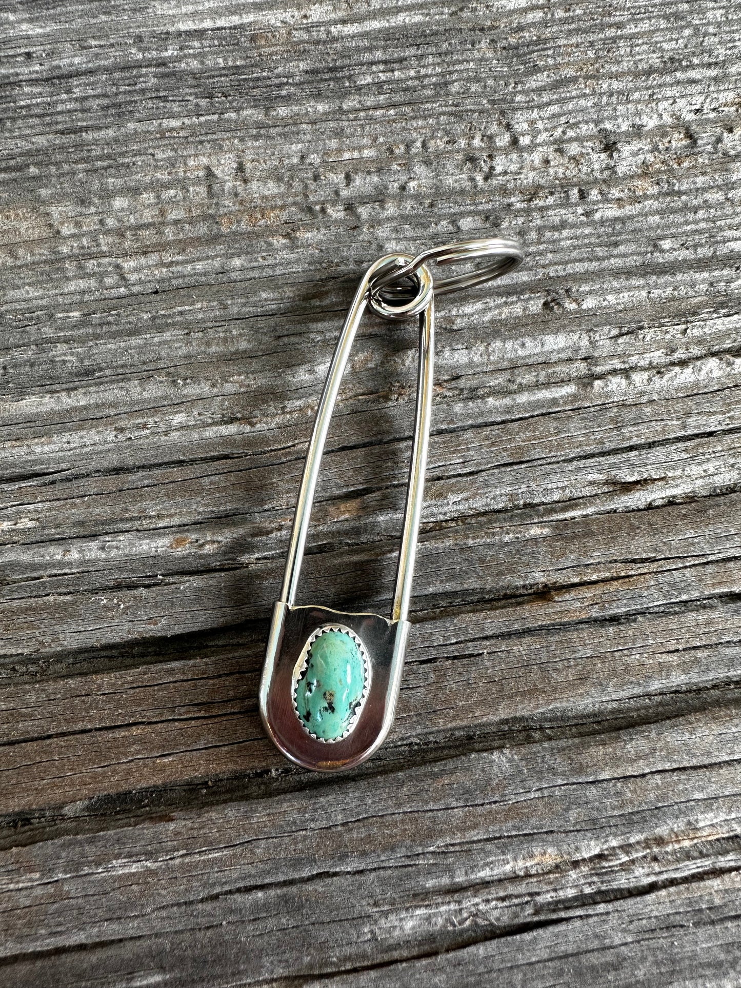 Kingman Safety Pin Keychain