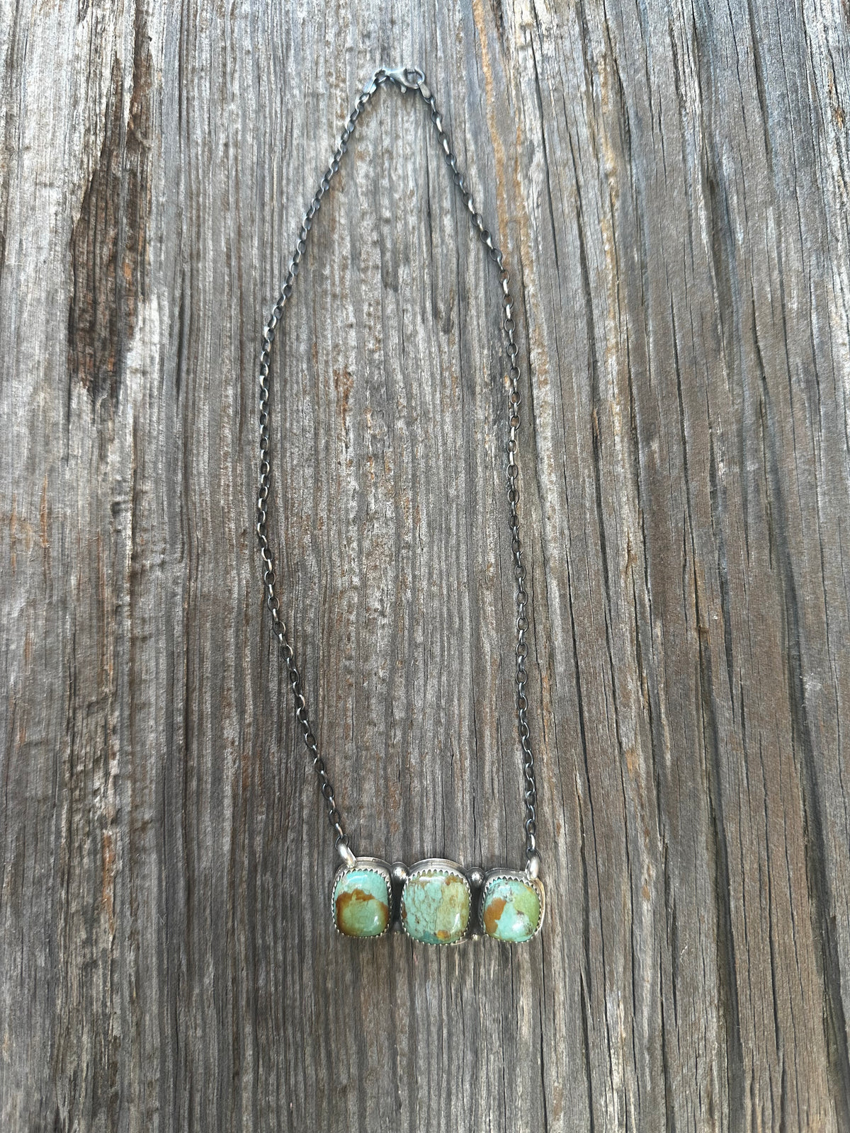 Kingman 3 Stone Necklace (Levi Hoskie)