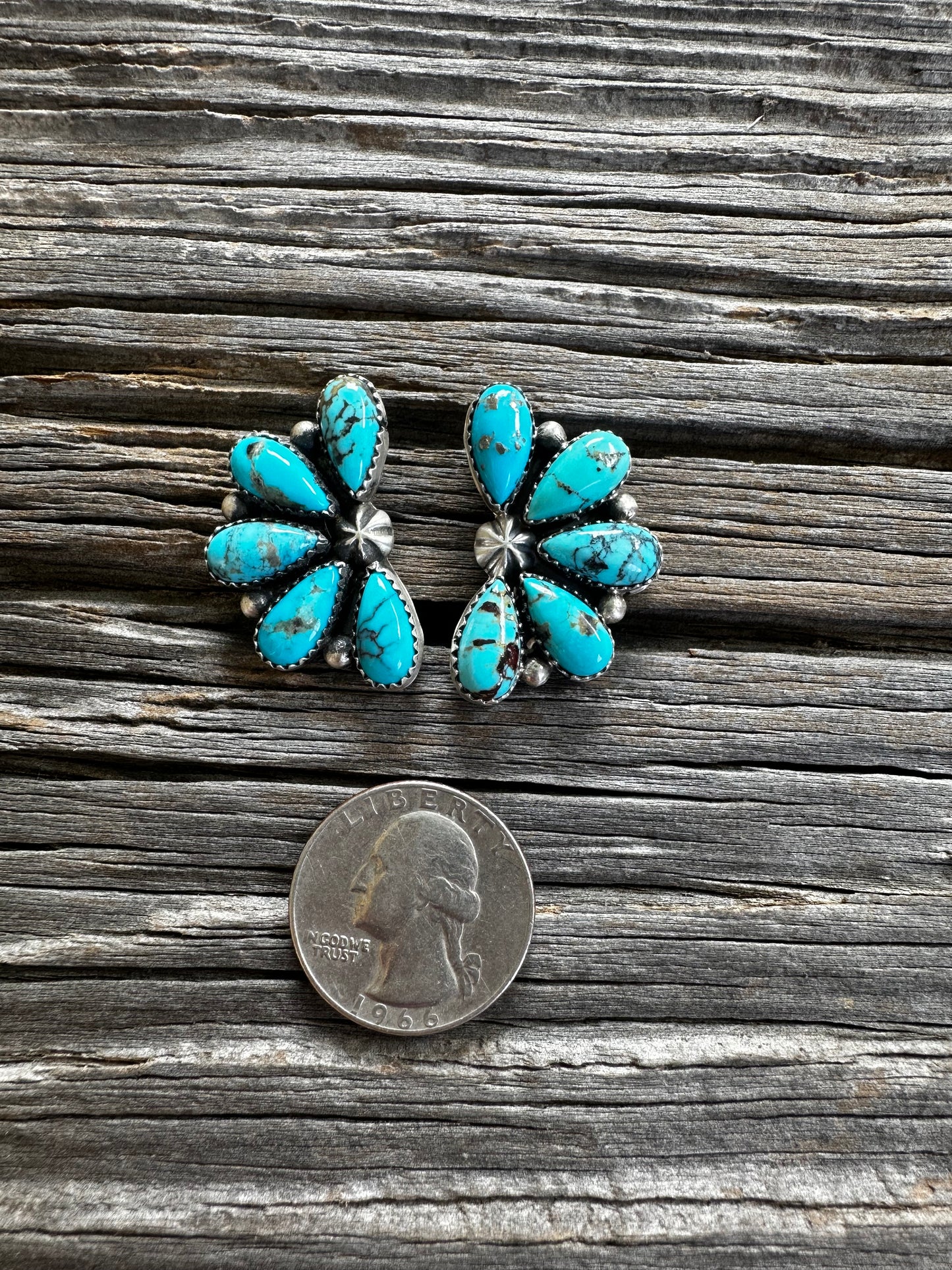 Half Cluster Earrings