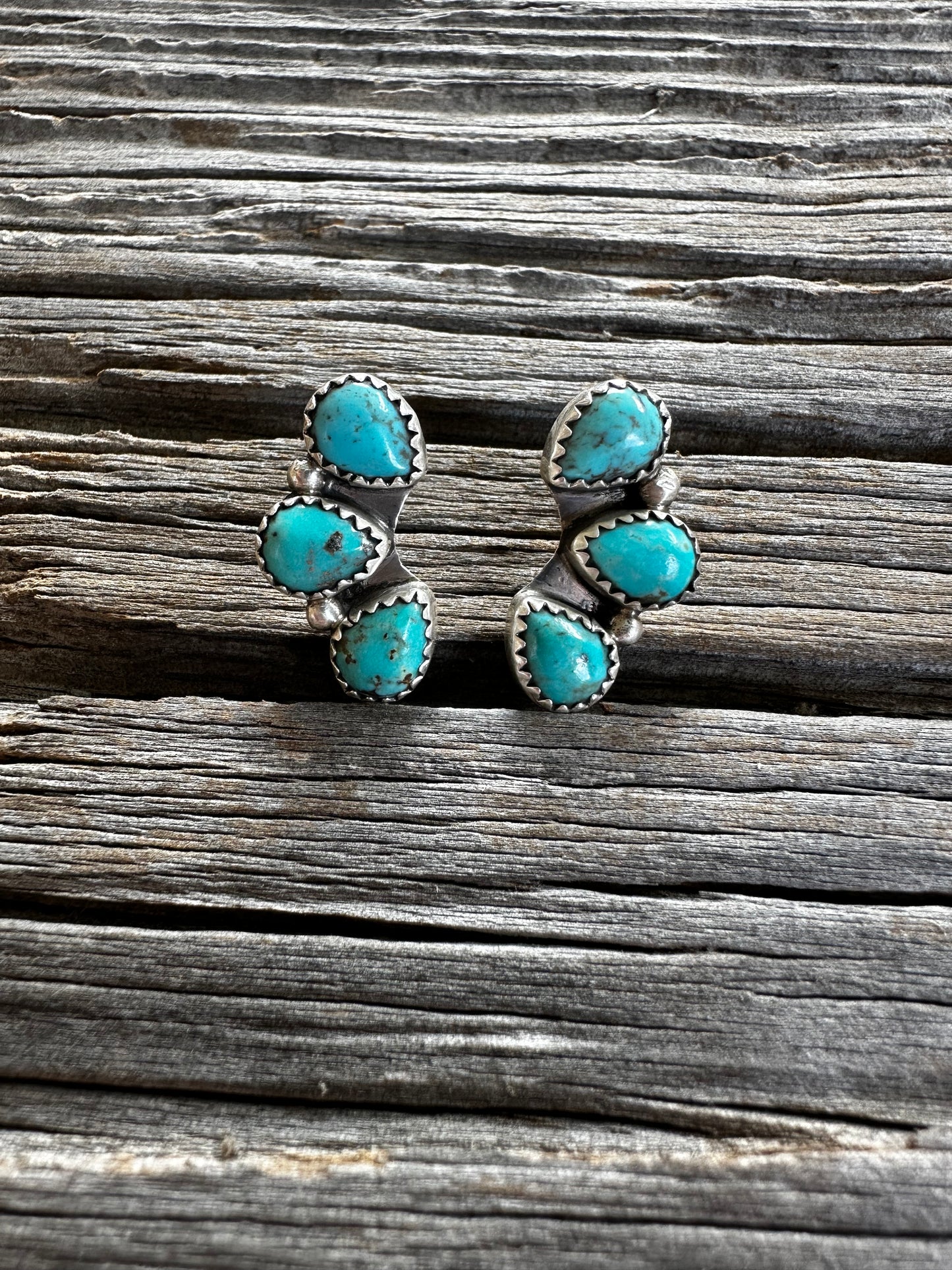 3 Stone Earring
