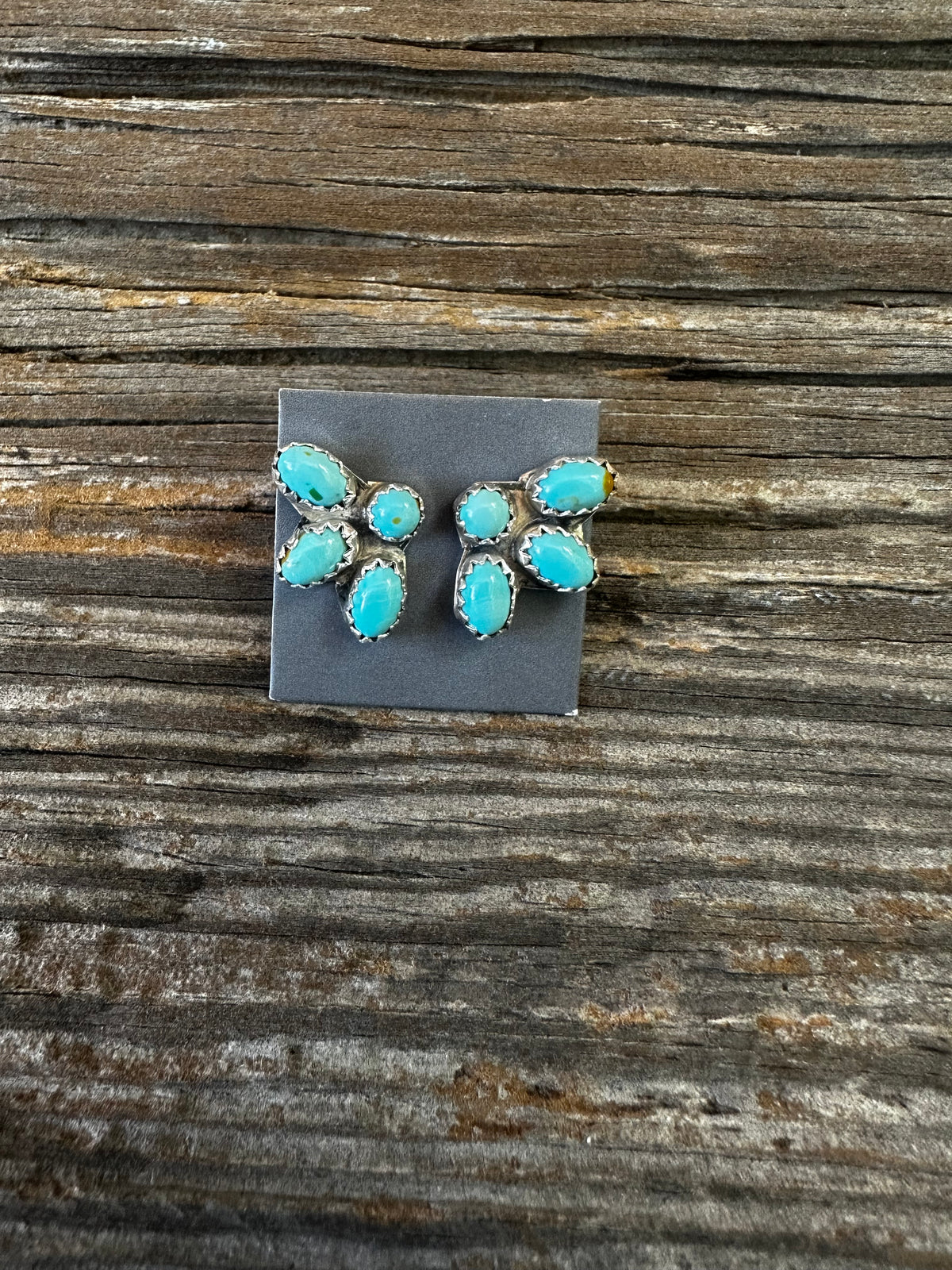4 Stone Earrings