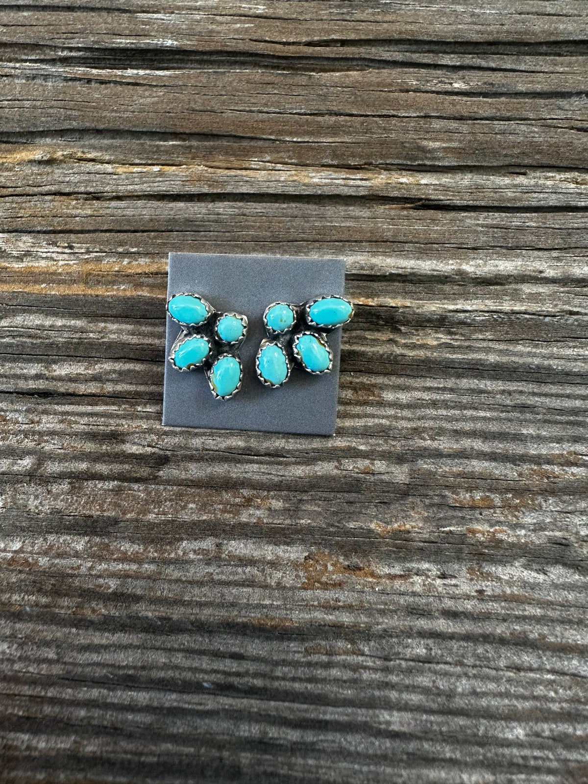 4 Stone Earrings