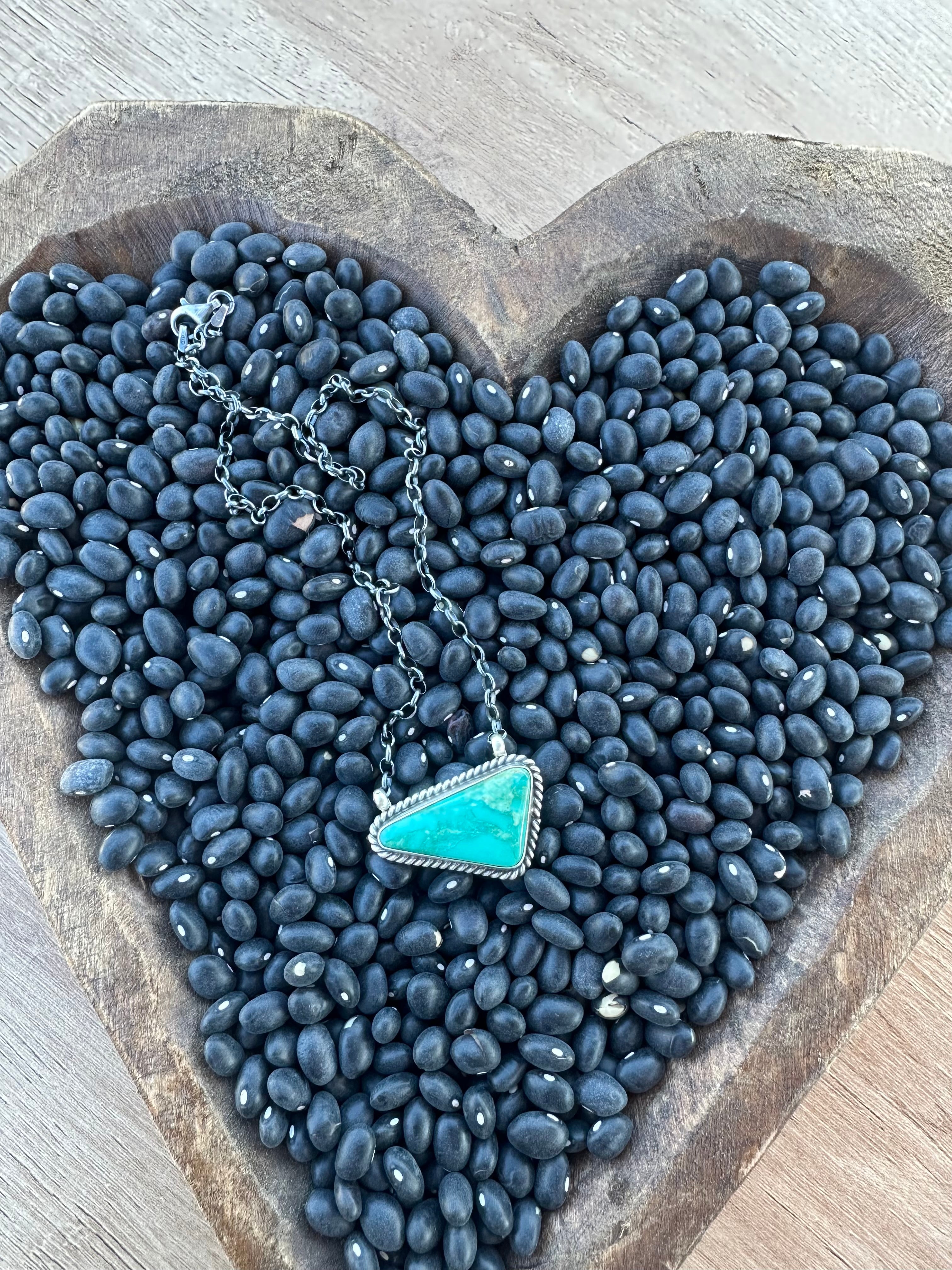 Kingman Triangle Necklace